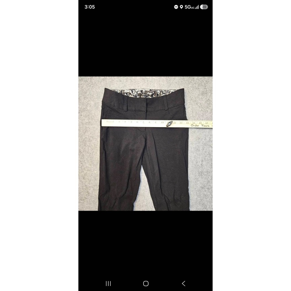 Maurices Womens Black Skinny Dress Pants Low Rise Work Trousers Size 0/1 Short - Picture 4 of 12